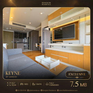 💎Keyne by Sansiri beautiful unit, priced below market value, near BTS Thonglor - best deal in the area!