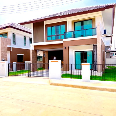 เช่าบ้านเดี่ยว รร.มงฟอร์ตวิทยาลัย แผนกมัธยม : 🏡✨ ให้เช่าบ้านเดี่ยว 2 ชั้น ดีไซน์ทันสมัย 4 ห้องนอน ในโครงการคุณภาพ #เชียงใหม่ เพียง 40,000 บาท/เดือน ✨🏡  #A5-H0750