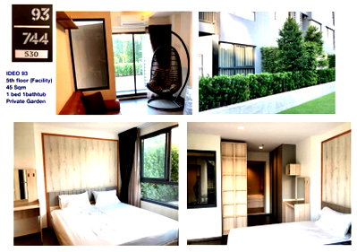 คอนโดให้เช่า : ✨ FOR RENT: IDEO Sukhumvit 93 — PREMIUM MODERN LIVING NEXT TO BTS BANG CHAK!  💰 Rental Price: 32,000 THB/month | 📲 Line ID: @condobkk (with @)  