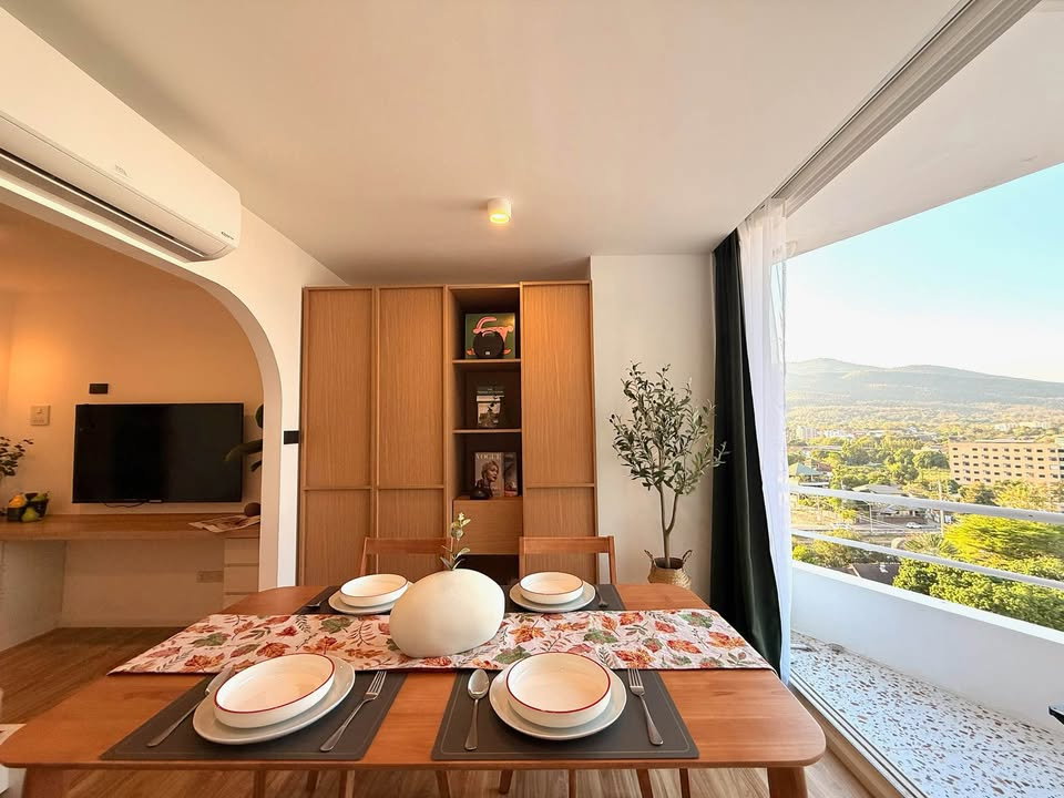 รูป ✨ คอนโดทำเลดี JC Hill Place เจ็ดยอด ชั้น 11 ห้องมุม วิวดอยสุเทพ ฟรีโอน! T.063-6649056 - รูปที่ 3/15
