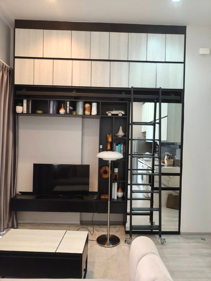 รูป Condo for RENT: The Line Sukhumvit 101 𝐒𝐢𝐳𝐞 : 33 sqm.  1 Bed 1 Bath /Corner / River View + Bang Kachao view / Balcony / High Ceiling 3.3m. on 26th - รูปที่ 6/16