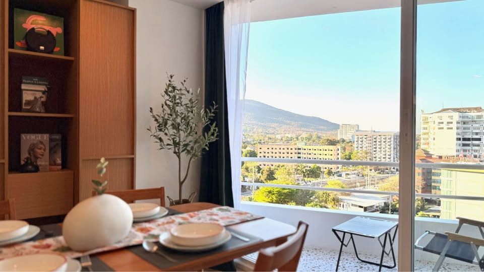 รูป ✨ คอนโดทำเลดี JC Hill Place เจ็ดยอด ชั้น 11 ห้องมุม วิวดอยสุเทพ ฟรีโอน! T.063-6649056 - รูปที่ 6/15