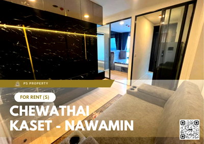 Condos for rent : For rent 📍 Chewathai Kaset - Nawamin 📍 Fully furnished and equipped, near Central Ladprao
