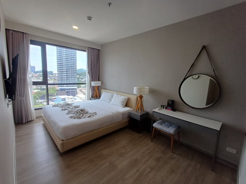 คอนโดให้เช่า Keen Centre ศรีราชา 2 ห้องนอน ชั้น 15 ใกล้โรบินสัน