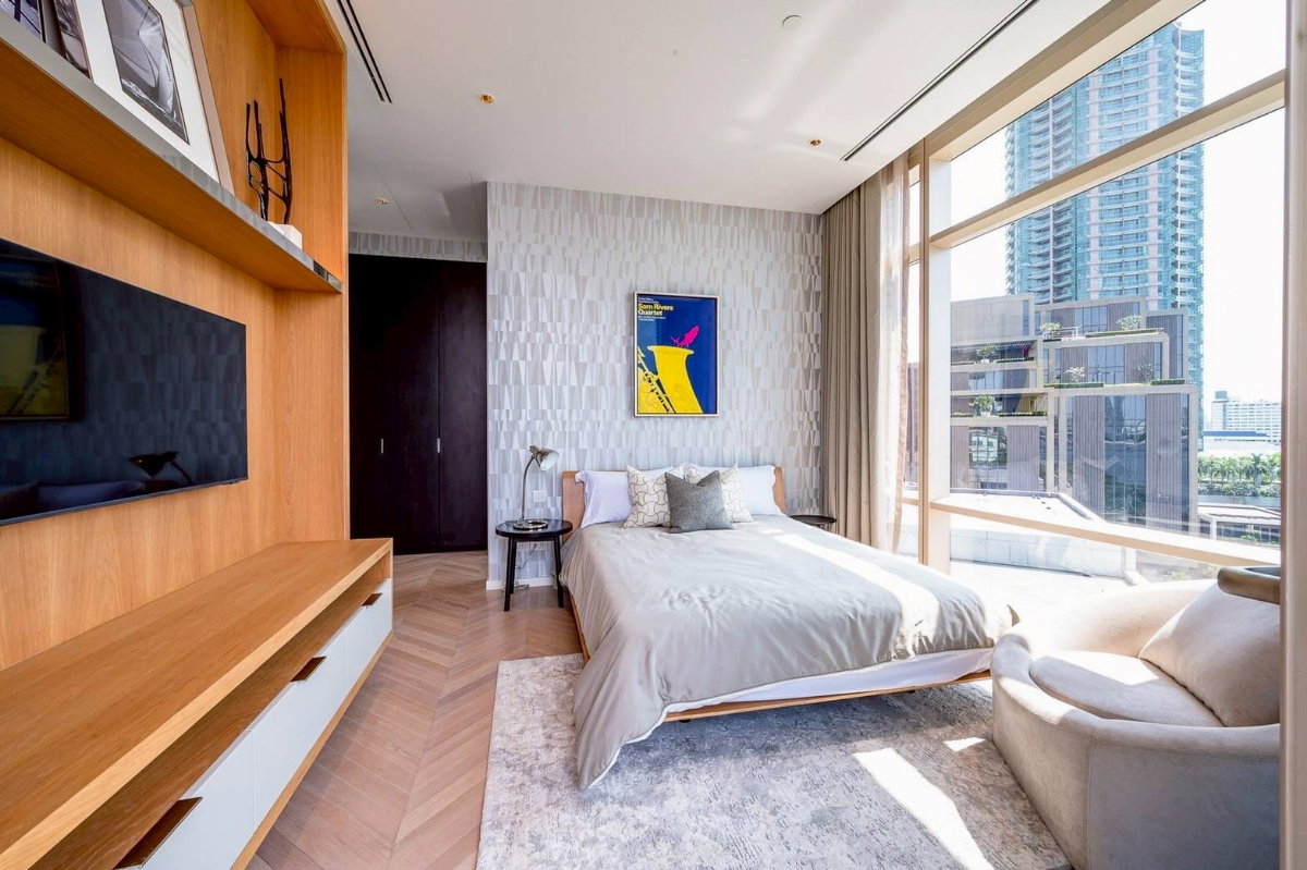 รูป คอนโด 2 ห้องนอน ที่ Four Seasons Private Residences Bangkok ✅ ใกล้ BTS สะพานตากสิน เฟอร์นิเจอ์ครบ ทักไลน์ได้เลยตอบไวมาก  - รูปที่ 12/18