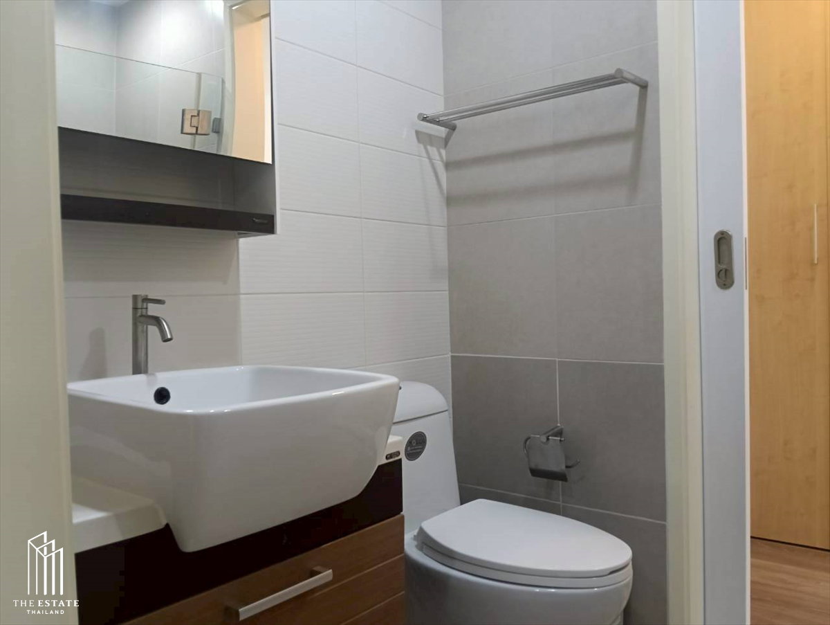 รูป Condo for rent Whizdom @Punnawithi Station 35.05 sq.m. 1 bedroom พร้อมอยู่ ตกแต่งครบ Condo Low Rise 8 ชั้น @2.8MB - รูปที่ 9/9