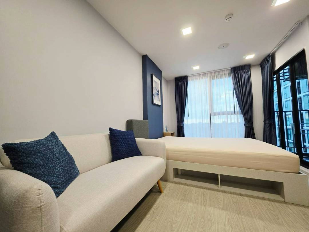 💮ให้เช่าคอนโด Atmoz Oasis Onnut ใกล้ MRTศรีนุช  ห้องสวย 25 ตรม. มีเครื่องซักผ้า เช่าเพียง 11000-