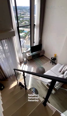 คอนโดให้เช่า : ให้เช่าคอนโด ไนท์บริดจ์ เกษตร โซไซตี้ อาคาร C ชั้น 20 Duplex ขนาด 41.00 ตรม ใกล้ ตลาดบางเขน