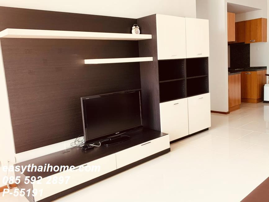 รูป P-55191 📢 ให้เช่าคอนโด Villa Sathorn ใกล้ BTS กรุงธนบุรี 1 นอน 1 น้ำ ชั้น 12 55 ตร.ม. วิวเมือง Line: @easythaihome 085-592-2897 - รูปที่ 8/12