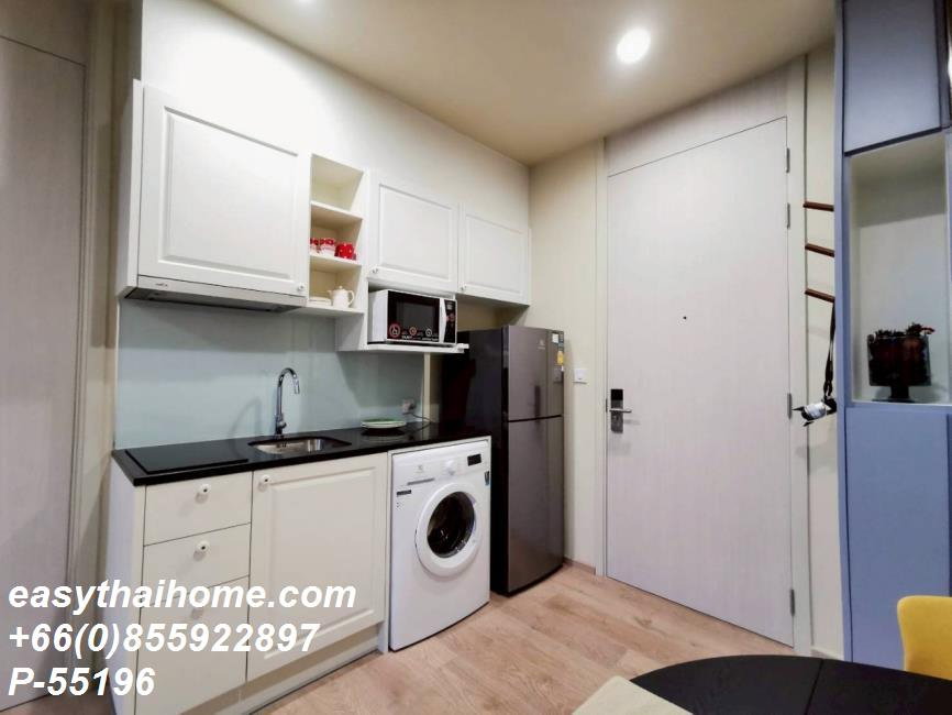 รูป P-55196 | โนเบิล รีโคล สุขุมวิท 19 🔥✨ คอนโดให้เช่า 1 ห้องนอน ชั้นสูง วิวเมือง เฟอร์นิเจอร์ครบ พร้อมเครื่องซักผ้า ใกล้ MRT สุขุมวิท และ BTS อโศก  - รูปที่ 10/15