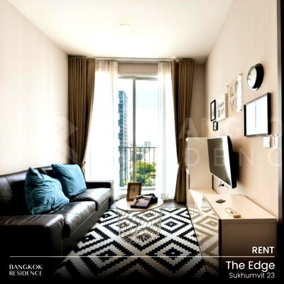 Condos for rent : Rental Condo 💎 The Edge Sukhumvit 23, 1BR 42sq.m. 30K 💎 Beautifully Designed Unit, Best Value, Near BTS Asok 