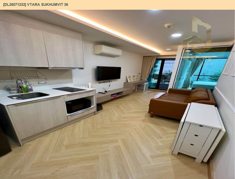 รูป DL26071233 ให้เช่าคอนโด วีธารา สุขุมวิท 36 (Vtara Sukhumvit 36) ใกล้ BTS ทองหล่อ พร้อมเข้าอยู่ โทรด่วน 0653619502 LineID @952jdxxk - รูปที่ 9/10