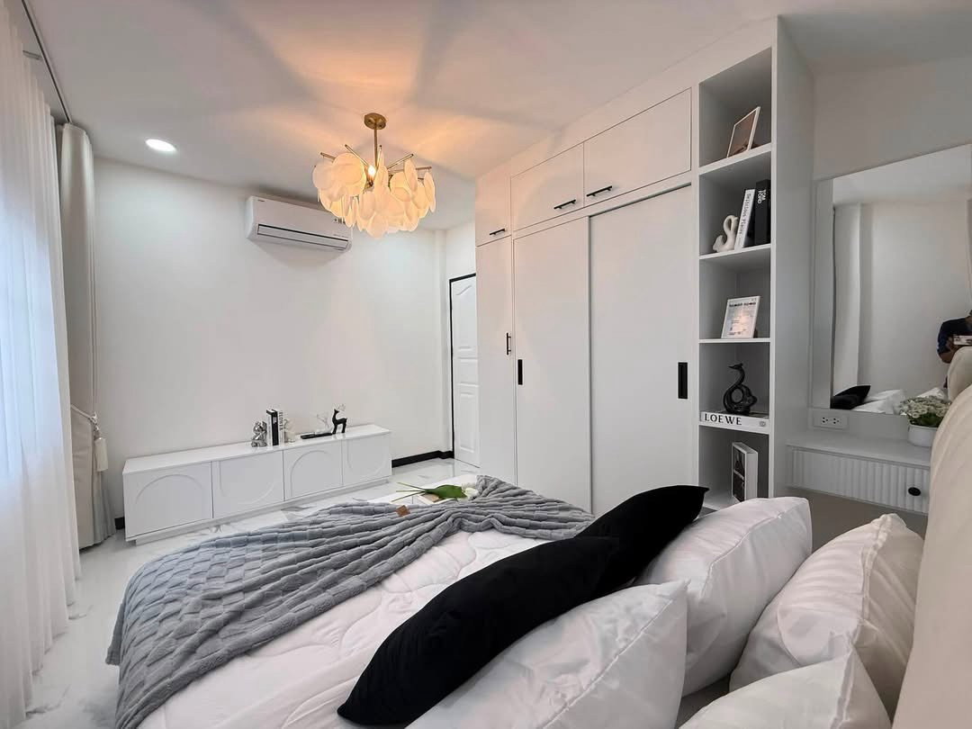 รูป ขายบ้านเดี่ยวชั้นเดียว พัทยา หนองปรือ 3 ห้องนอน รีโนเวทใหม่ 60 ตร.ว. ใกล้ถนนเลียบทางรถไฟ และมอเตอร์เวย์ - รูปที่ 9/14