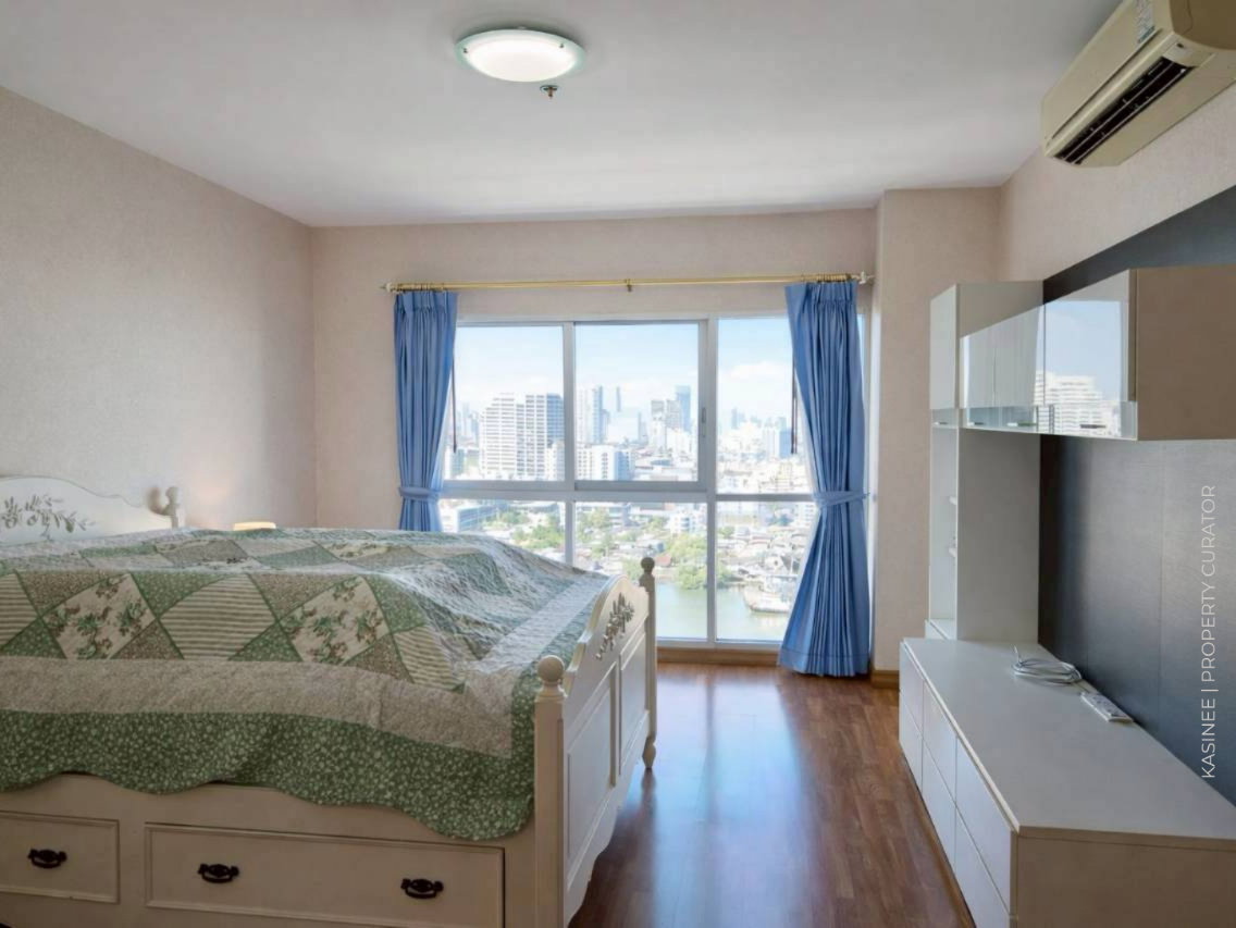 picture IVY RIVER Rat Burana | Spacious 113 SQ.M. River View Condo | High Floor Tower A | Fixed Parking | Only THB 6.99 MB - 3/13