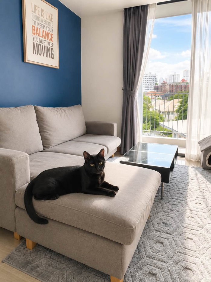 รูป RS7127 ให้เช่า Downtown 49 (Pet Friendly) คอนโดพร้อมอยู่ ใจกลางสุขุมวิท รองรับการเลี้ยงสัตว์ ใกล้ BTS พร้อมพงษ์  - รูปที่ 3/8