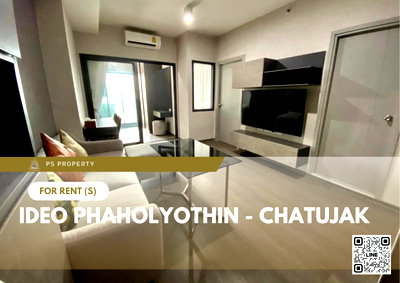 คอนโดให้เช่า : ให้เช่า 📍IDEO Phaholyothin - Chatujak 📍 เฟอร์นิเจอร์ และ เครื่องใช้ไฟฟ้าครบ ใกล้ BTS / MRT