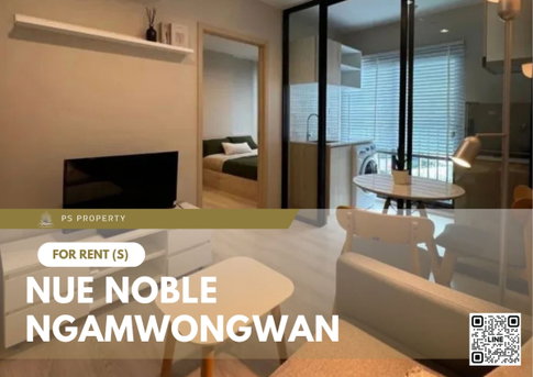 For rent 📍 Nue Noble Ngamwongwan 📍 Fully furnished and equipped, near The Mall Ngamwongwan