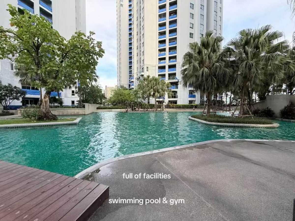 รูป Condo for RENT : Belle Grand Rama 9   𝐒𝐢𝐳𝐞 :   47 sqm.  Bedroom 1 Bathroom / Unblocked view / Balcony   𝐅𝐥𝐨𝐨𝐫 : 20th  ✅Fully furnished - รูปที่ 8/9