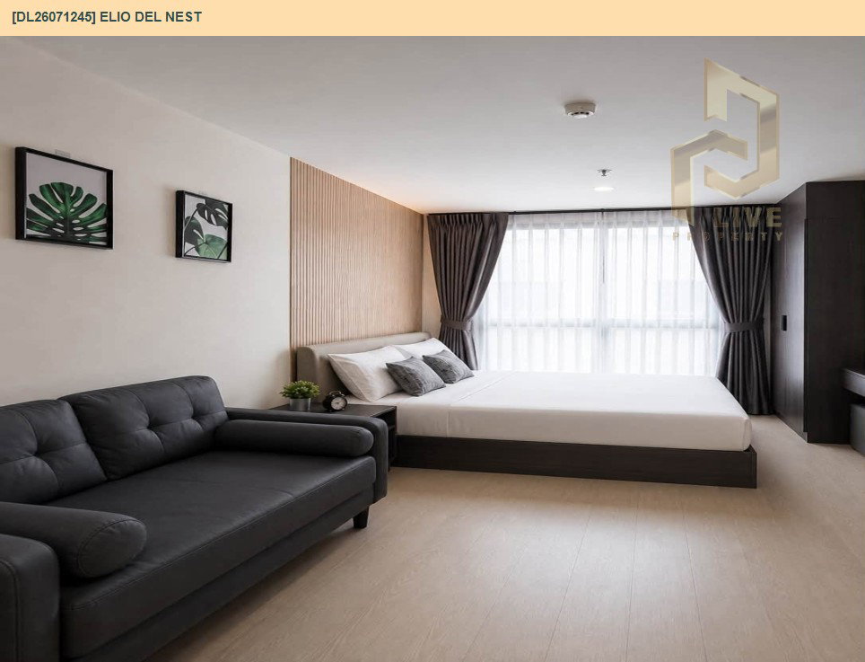 รูป DL26071245 ให้เช่าคอนโด เอลลิโอ เดล เนสท์ (Elio Del Nest) ใกล้ BTS อุดมสุข พร้อมเข้าอยู่ โทรด่วน 0653619502 LineID @952jdxxk - รูปที่ 2/6