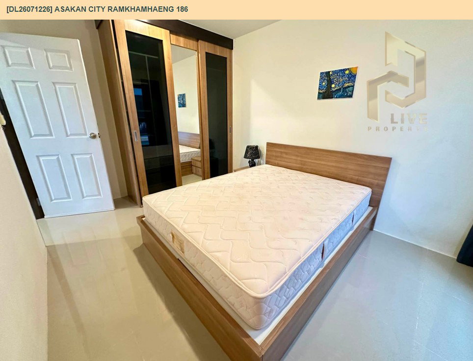 รูป DL26071226 ให้เช่าคอนโด อัสสกาญจน์ ซิตี้ รามคำแหง 186 (Asakan City Ramkhamhaeng 186) ใกล้ - พร้อมเข้าอยู่ โทรด่วน 0638692663 LineID @952jdxxk - รูปที่ 3/14