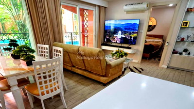 Condos for sale : 🛏️ 2 Bed - 🛁 2 Bath - 🏙️ Pool View - 🌏 FOREIGN name - 🏢 Seven Seas Condo Resort Jomtien - Ref: SEV37