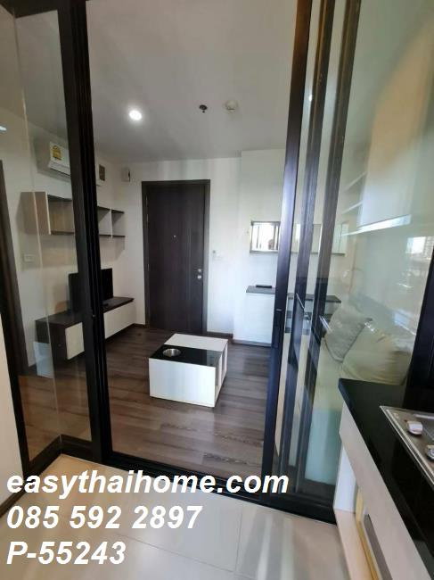 รูป P-55243 📢 ให้เช่าคอนโด The Base Park East Sukhumvit 77 ใกล้ BTS พระโขนง 1 นอน 1 น้ำ ชั้น 7 30 ตร.ม. วิวสระ Line: @easythaihome 085-592-2897 - รูปที่ 10/10