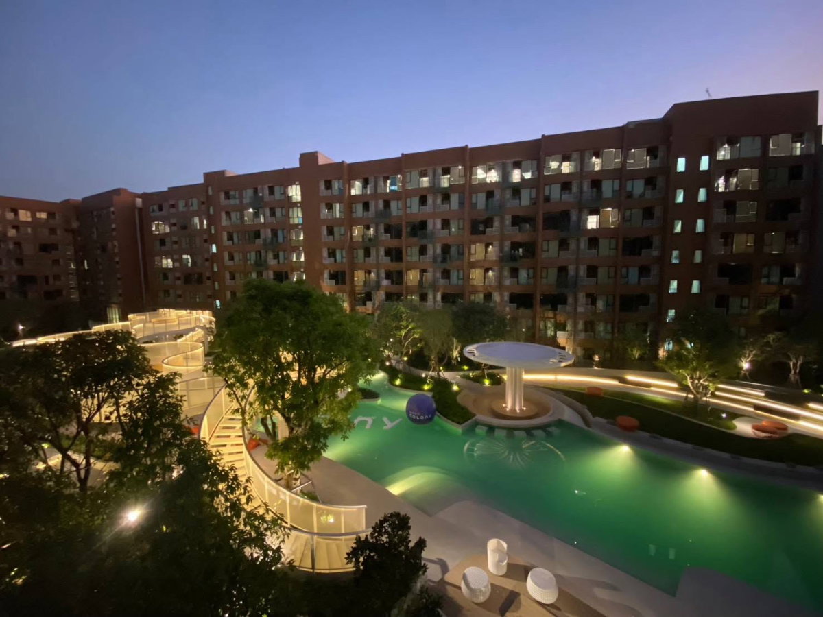 รูป 🏡 ให้เช่า Kave Town Colony 13,000฿💖 ✨ตึก B ชั้น 4 ห้องระเบียงยื่น วิวสระสวย ✅️ พร้อมเข้าอยู่ 1 ส.ค.69 - รูปที่ 18/22
