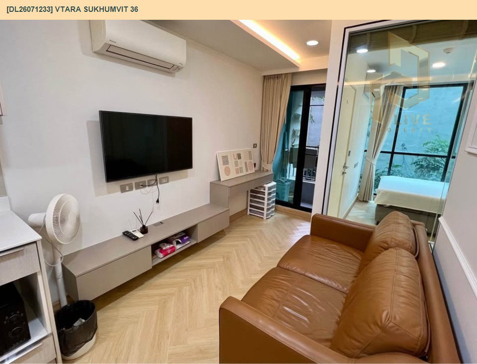 รูป DL26071233 ให้เช่าคอนโด วีธารา สุขุมวิท 36 (Vtara Sukhumvit 36) ใกล้ BTS ทองหล่อ พร้อมเข้าอยู่ โทรด่วน 0653619502 LineID @952jdxxk - รูปที่ 8/10