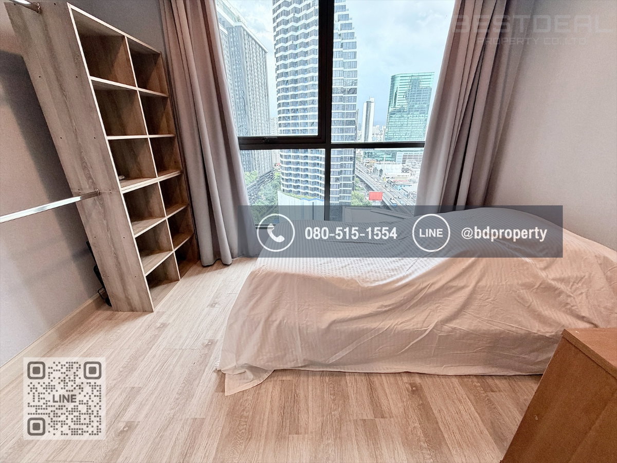 รูป Bestdeal ให้เช่า Studio 22ตรม.ราคา 12,000/เดือนเท่านั้น เฟอร์นิเจอร์และเครื่องใช้ไฟฟ้าครบ “IDEO MOBI RAMA 9” ใกล้MRT และ เซ็นทรัลพระราม 9 เพียง 80 ม. - รูปที่ 7/15