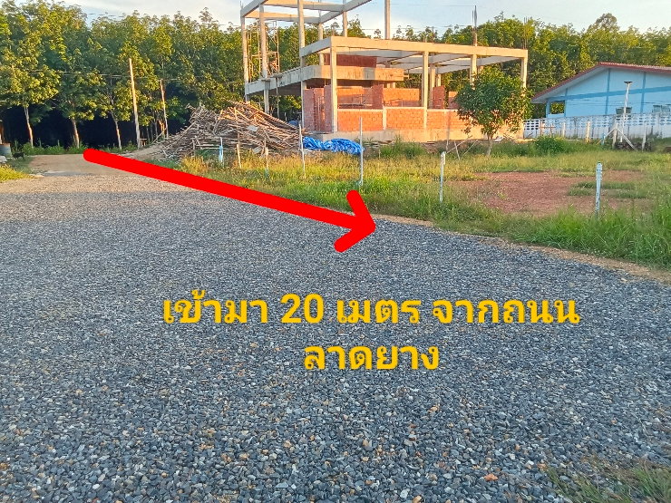 รูป ขายที่ดิน 4 ห้องกว้าง 20 ม.ลึก 20 ม.เนื้อที 100 ตรว. ใกล้ อำเภอคลองหอยโข่ง เซเว่น น้ำไม่ท่วม ราคาห้องละ 390,000 ขายยกแปลง 4ห้องรวม 1,560,000. - รูปที่ 2/5