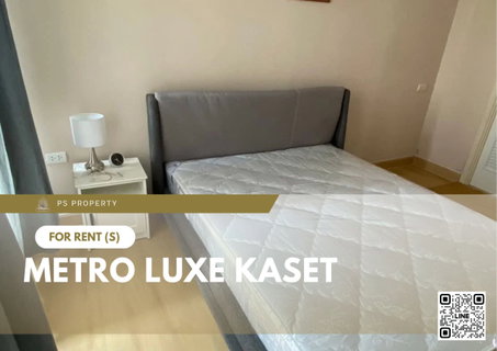 รูปภาพ For rent ✨ Metro Luxe Kaset ✨ Fully furnished and equipped, near BTS Kasetsart University.