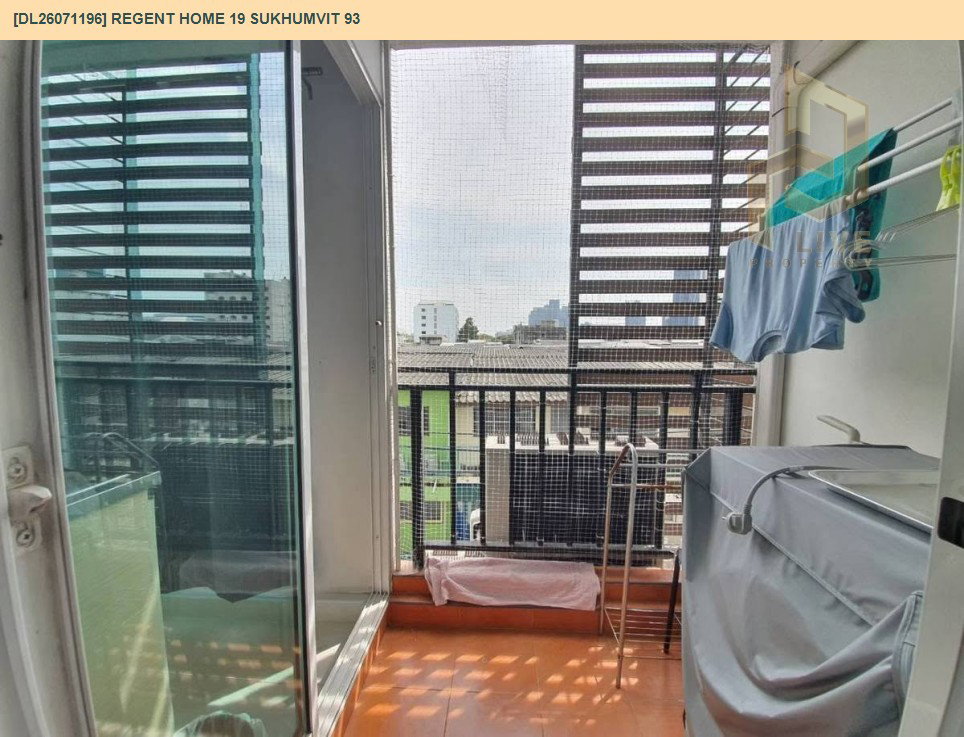 รูป DL26071196 ให้เช่าคอนโด รีเจ้นท์ โฮม 19 สุขุมวิท 93 (Regent Home 19 Sukhumvit 93) ใกล้ BTS บางจาก พร้อมเข้าอยู่ โทรด่วน 0653619502 LineID @952jdxxk - รูปที่ 7/10