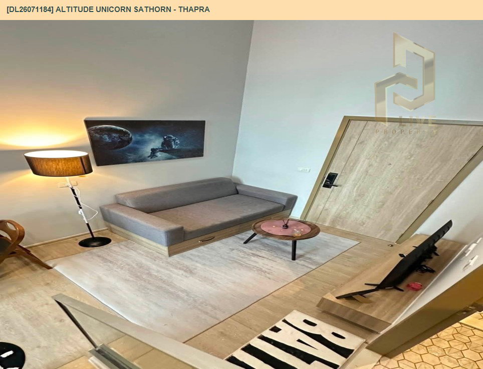 รูป DL26071184 ให้เช่าคอนโด อัลติจูด ยูนิคอร์น สาทร - ท่าพระ (Altitude Unicorn Sathorn - Thapra) ใกล้ BTS ตลาดพลู พร้อมเข้าอยู่ โทรด่วน 0638692663 LineID @952jdxxk - รูปที่ 17/17