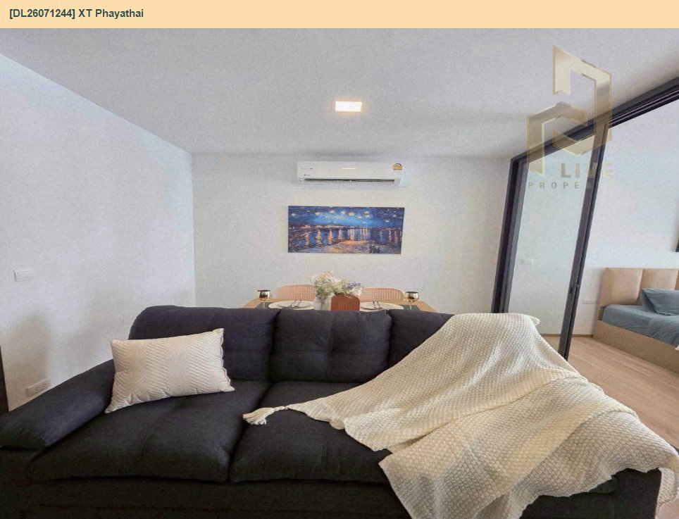 รูป DL26071244 ให้เช่าคอนโด เอ็กซ์ที พญาไท (XT PHAYATHAI) ใกล้ BTS พญาไท พร้อมเข้าอยู่ โทรด่วน 0653619502 LineID @952jdxxk - รูปที่ 3/8