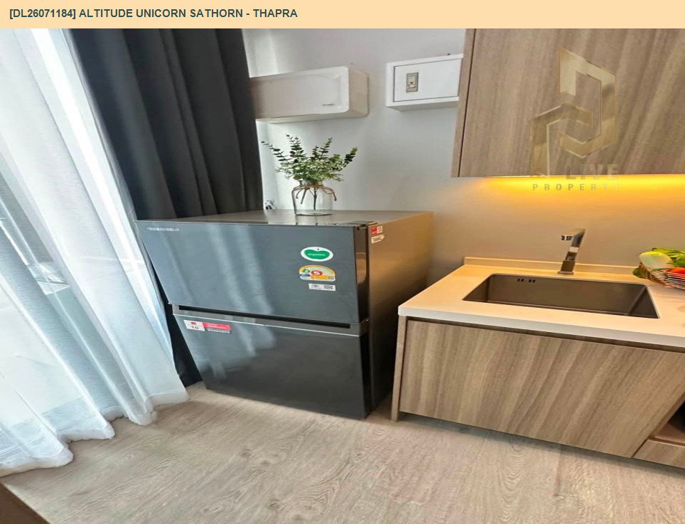 รูป DL26071184 ให้เช่าคอนโด อัลติจูด ยูนิคอร์น สาทร - ท่าพระ (Altitude Unicorn Sathorn - Thapra) ใกล้ BTS ตลาดพลู พร้อมเข้าอยู่ โทรด่วน 0638692663 LineID @952jdxxk - รูปที่ 10/17