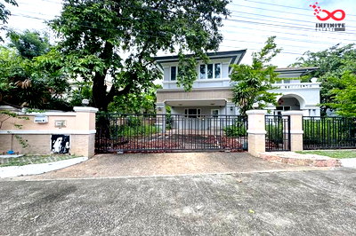 บ้านเดี่ยว นนทบุรี : ขายบ้านเดี่ยว หมู่บ้านนันทวัน ประชาชื่น ปากเกร็ด 2 ชั้น 115 ตร.ว. เลียบคลองประปา ใกล้ MRT แจ้งวัฒนะ 14