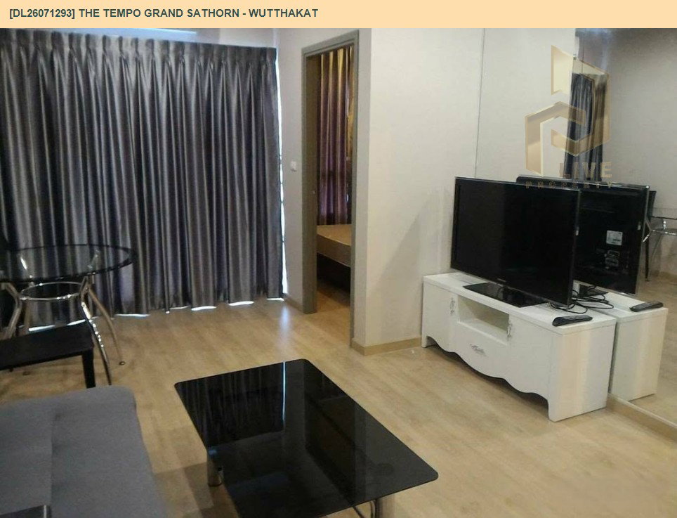 รูป DL26071293 ขายคอนโด เดอะ เทมโป แกรนด์ สาทร - วุฒากาศ (The Tempo Grand Sathorn - Wutthakat) ใกล้ BTS วุฒากาศ พร้อมเข้าอยู่ โทรด่วน 0614453194 LineID @952jdxxk - รูปที่ 4/8