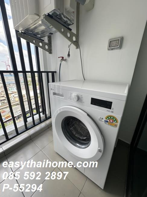 รูป P-55294 ให้เช่า Regent Home Wutthakat 1 ห้องนอน ชั้น 20 วิวเมืองสวย ใกล้ BTS ตลาดพลู Line: @easythaihome 085-592-2897 - รูปที่ 11/13