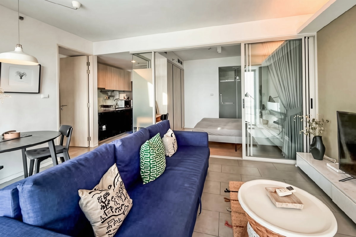 picture Rental Condo 🌃 Siamese Ratchakru, 2BR 62 sq.m. 38K 🛌🏻 Beautiful Unit, Near BTS Ratchathewi - 7/8