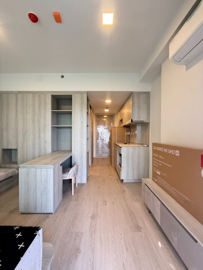 picture Condo for rent, Cobe Kaset-Sri Pathum, 10th floor, 27 sq m. Rent: 16,000 THB. Contact Line @802dkhwu for quick response  - 13/14