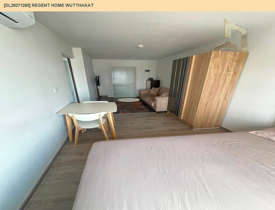 รูป DL26071265 ให้เช่าคอนโด รีเจ้นท์ โฮม วุฒากาศ (Regent Home Wutthakat) ใกล้ BTS วุฒากาศ พร้อมเข้าอยู่ โทรด่วน 0653619502 LineID @952jdxxk - รูปที่ 3/9