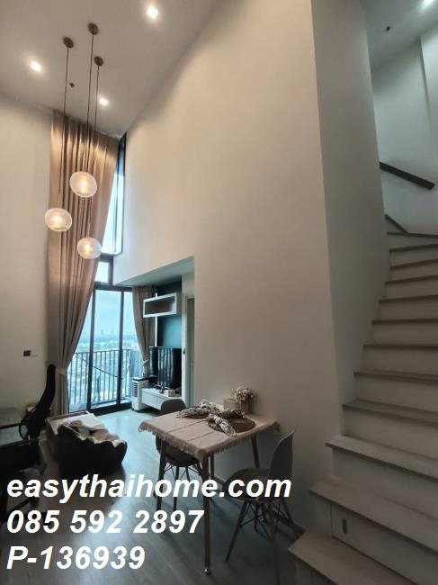 รูป P-136939 ให้เช่า The Line Sukhumvit 101 Duplex 1 ห้องนอน ชั้น 20 วิวเมืองสวย ใกล้ BTS ปุณณวิถี Line: @easythaihome 085-592-2897 - รูปที่ 3/7