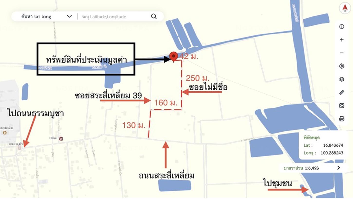 รูป ที่ดินว่างเปล่า 55.3 ตร.วา เมืองพิษณุโลก พิษณุโลก 332,000 - รูปที่ 9/10