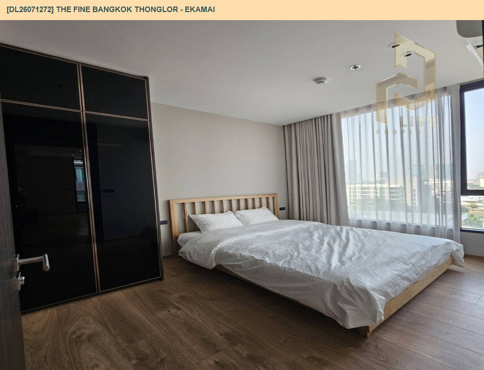 รูป DL26071272 ให้เช่าคอนโด เดอะ ฟายน์ แบงค็อค ทองหล่อ - เอกมัย (The FINE Bangkok Thonglor - Ekamai ) ใกล้ BTS เอกมัย พร้อมเข้าอยู่ โทรด่วน 0653619502 LineID @952jdxxk - รูปที่ 10/12