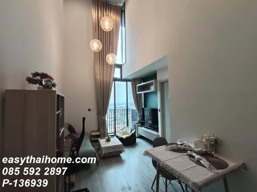 รูป P-136939 ให้เช่า The Line Sukhumvit 101 Duplex 1 ห้องนอน ชั้น 20 วิวเมืองสวย ใกล้ BTS ปุณณวิถี Line: @easythaihome 085-592-2897 - รูปที่ 2/7