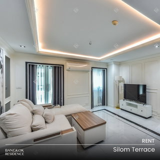 รูปภาพ Rental Condo 💎 Silom Terrace, 2BR 100 sq.m. 50K 🛌🏻 Beautiful Fully Furnished Unit, Near BTS Sala Daeng
