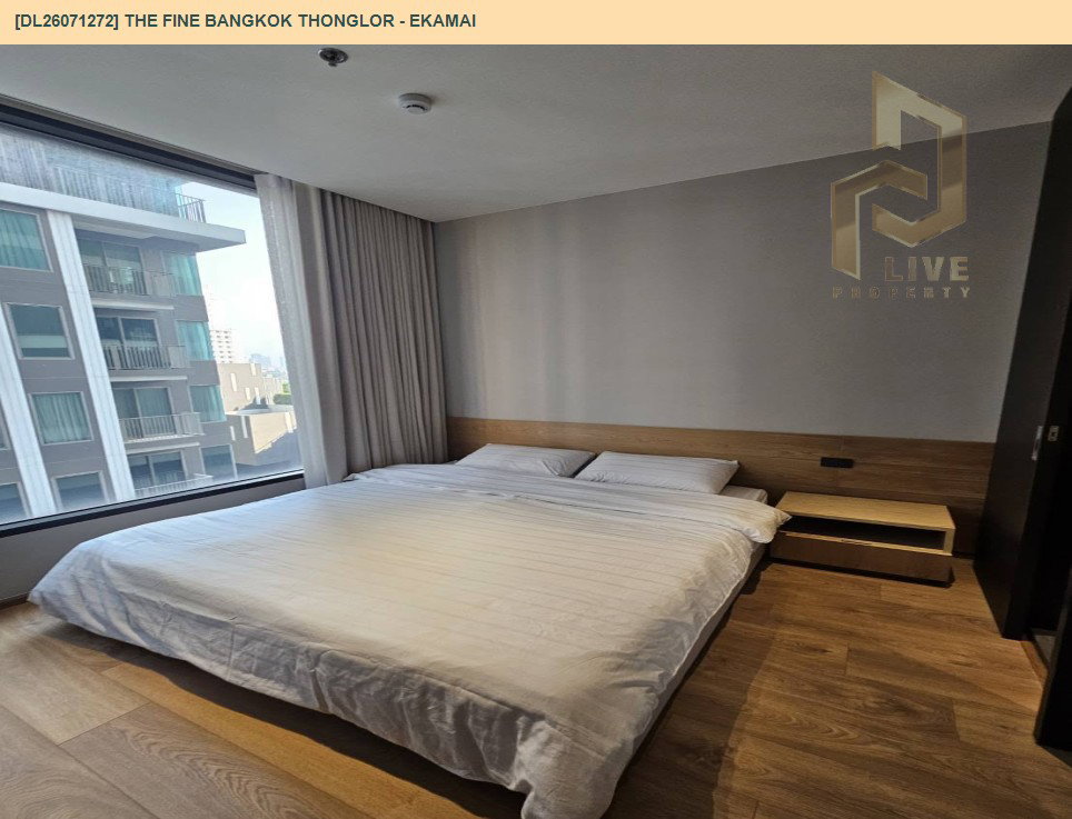 รูป DL26071272 ให้เช่าคอนโด เดอะ ฟายน์ แบงค็อค ทองหล่อ - เอกมัย (The FINE Bangkok Thonglor - Ekamai ) ใกล้ BTS เอกมัย พร้อมเข้าอยู่ โทรด่วน 0653619502 LineID @952jdxxk - รูปที่ 3/12