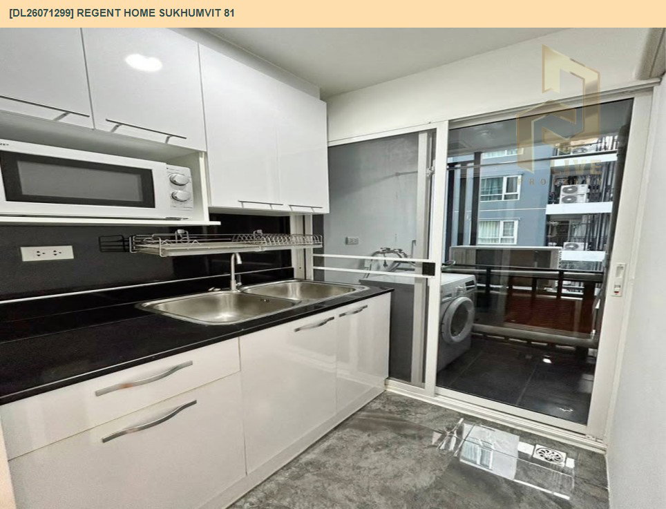 รูป DL26071299 ให้เช่าคอนโด รีเจ้นท์ โฮม สุขุมวิท 81 (Regent Home Sukhumvit 81) ใกล้ BTS อ่อนนุช พร้อมเข้าอยู่ โทรด่วน 0653619502 LineID @952jdxxk - รูปที่ 4/5