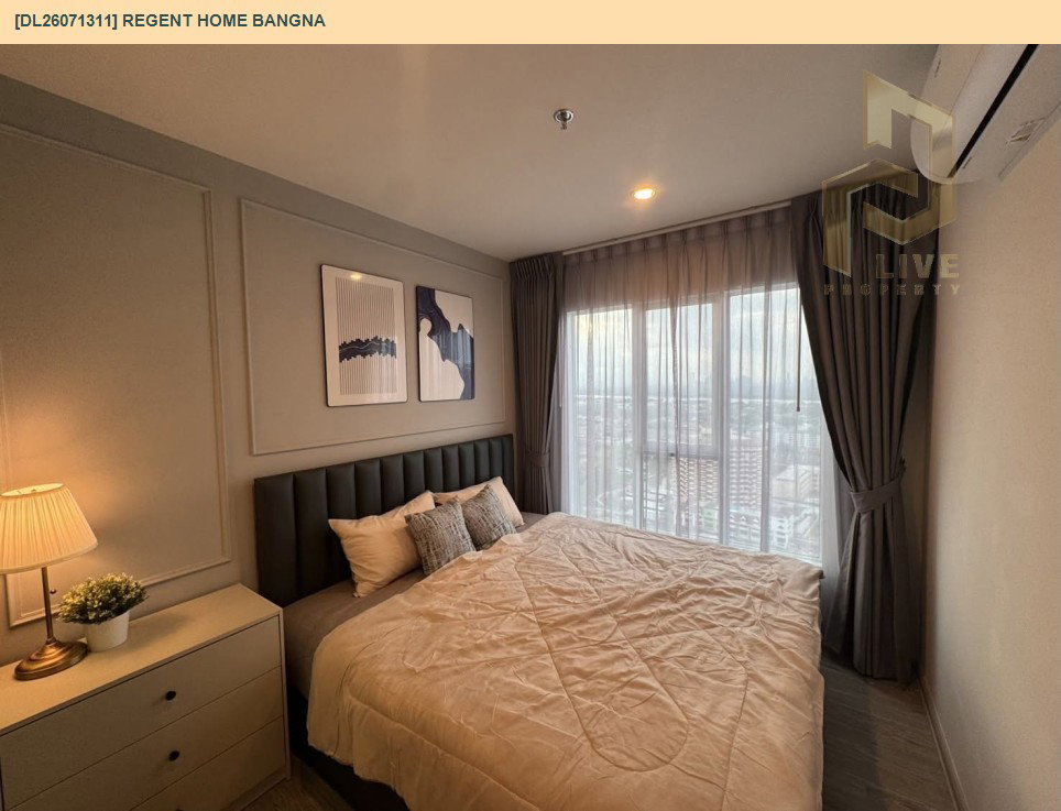 รูป DL26071311 ให้เช่าคอนโด รีเจ้นท์ โฮม บางนา (Regent home bangna) ใกล้ BTS บางนา พร้อมเข้าอยู่ โทรด่วน 0614453194 LineID @952jdxxk - รูปที่ 5/6