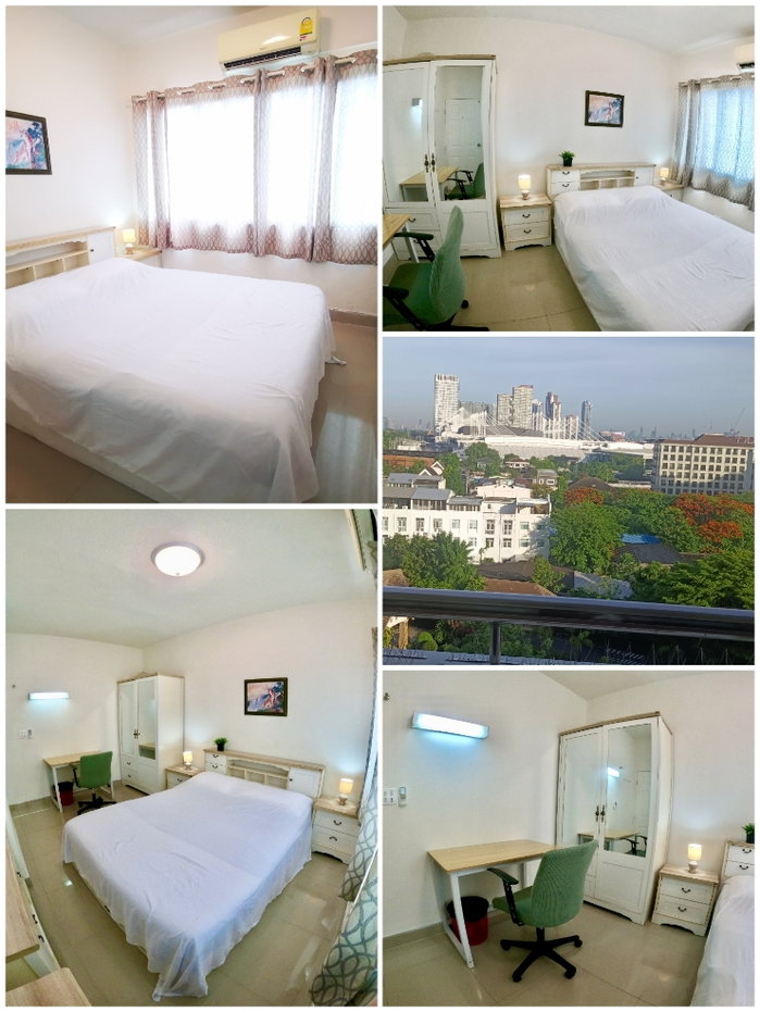 รูป คอนโดให้เช่าปรับปรุงใหม่ พื้นที่ใช้สอย 60 ตรม.2 ห้องนอน 1 ห้องน้ำ ห้องครัว ห้องนั่งเล่น เครื่องซักผ้า-เครื่องอบผ้า ไมโครเวฟ ชุดเครื่องนอน พร้อม - รูปที่ 2/4